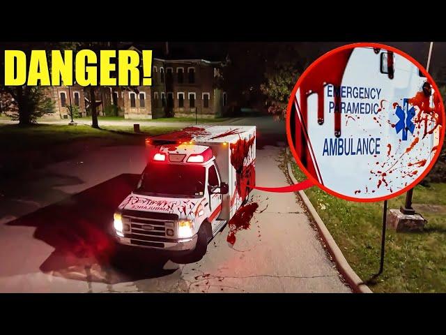 IF YOU SEE BLOOD ON AN AMBULANCE, RUN! (GET HELP!)