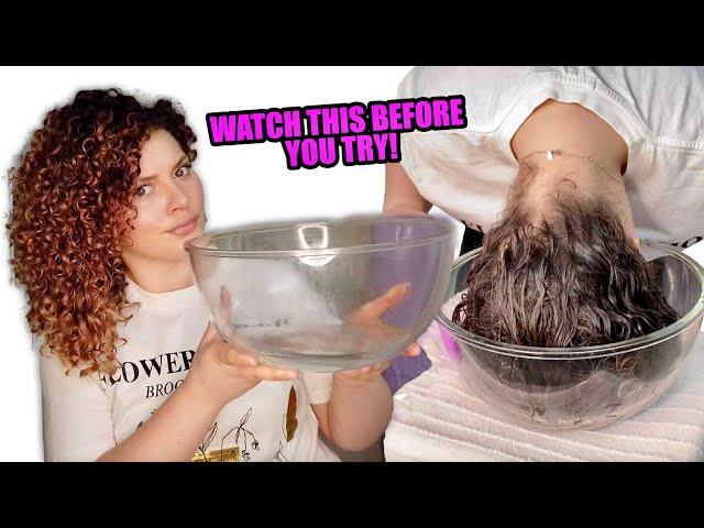 IS THE VIRAL BOWL METHOD DAMAGING TO CURLY HAIR? (watch this before you try)