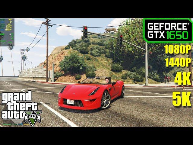 GTX 1650 | GTA 5 - 1080p, 1440p, 4K and 5K