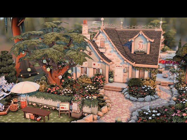 GEMOLOGIST COTTAGE  Crystal Creations  The Sims 4 Speed Build | No CC