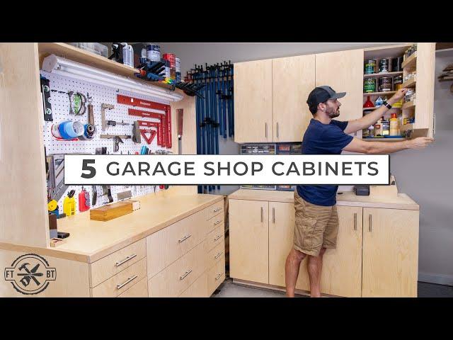 5 Garage Shop Cabinets for Ultimate DIY Storage