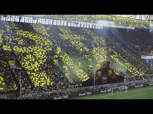 Signal Iduna Park Stadium BVB vs Bayern Munchen TIFO Legend [ Pes 2021 & Fotball Life 2025 ]