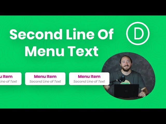 How To Add A Second Line Of Text To Your Divi Menu Items