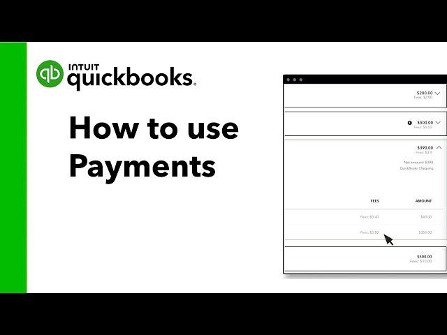 How to use QuickBooks Payments to receive payments