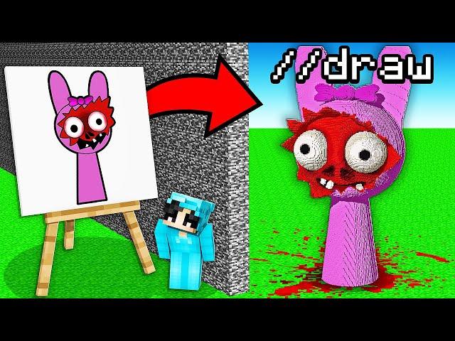 I Cheated With //DRAW In a SPRUNKI PINKI Build Challenge!