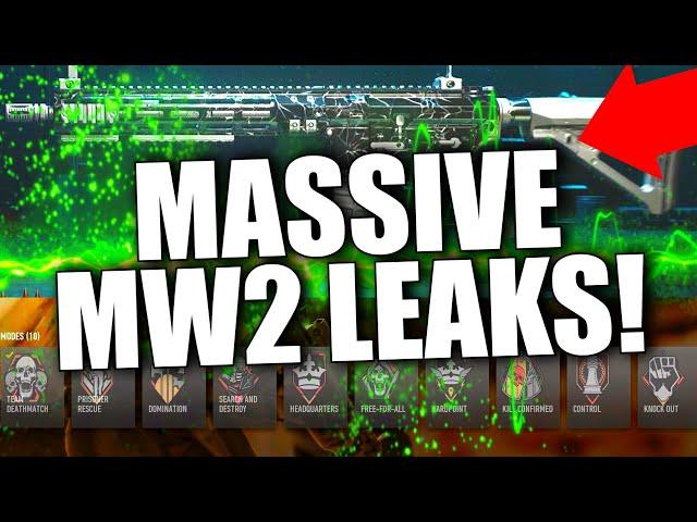 HUGE MW2 LEAKS! Mastery Camos, All Maps, All Modes, Firing Range & Much More Revealed