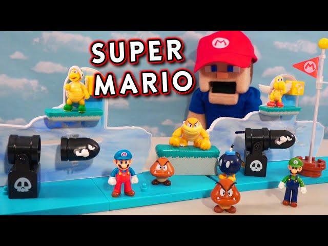 Super Mario Bros – SPRING HILL Jakks Level PLAYSET Diorama Build