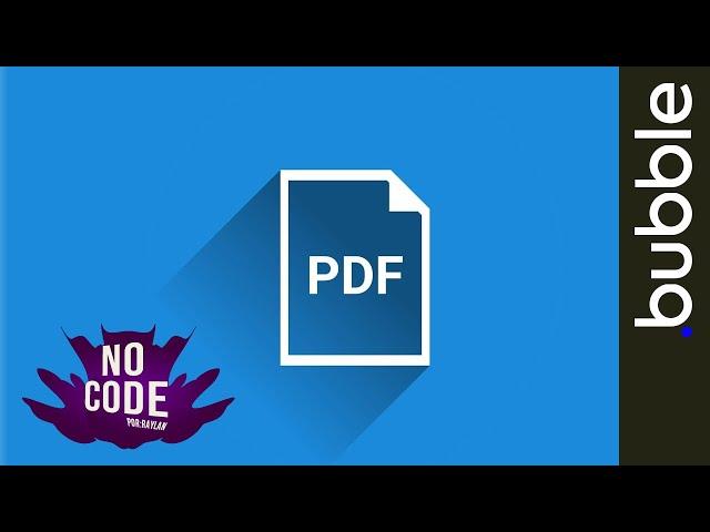 Apresentação Plugin para criar PDF em Bubble