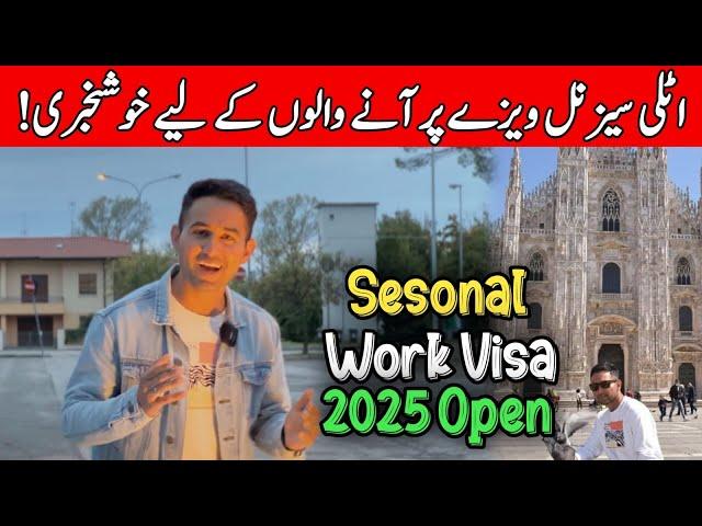 Biggest News Italy Immigration Open | work in Italy 2025