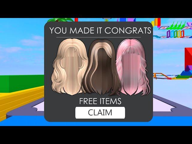 This obby ACTUALLY gives you 9+ Free hairs 