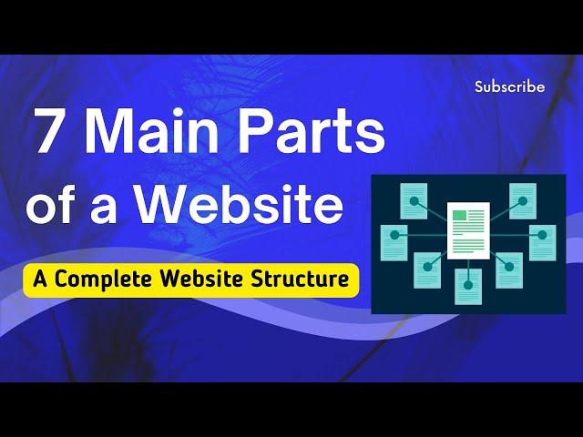 Explain Complete Website Structure | 7 Main Parts of a Website | Different Components of a Homepage