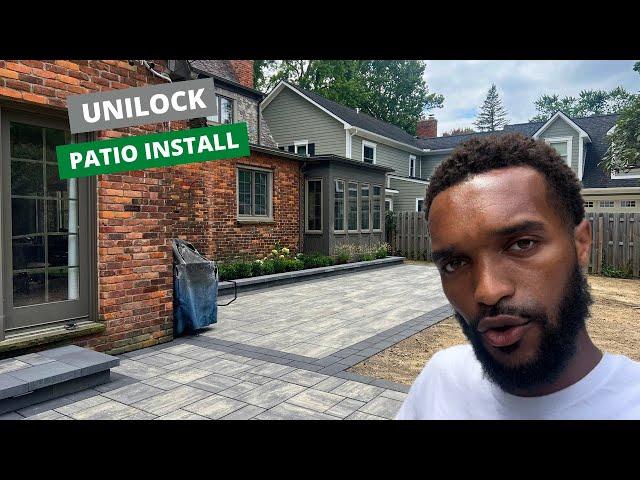 Explaining a $30,000 Simple Unilock Paver Patio Backyard Transformation in Birmingham Michigan