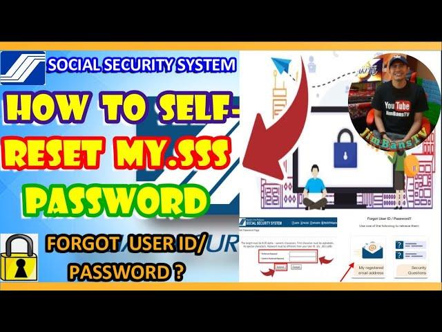 PAANO MAG RESET NG PASSWORD SA SSS ONLINE  | HOW TO RESET  SSS PASSWORD ONLINE | UPDATED