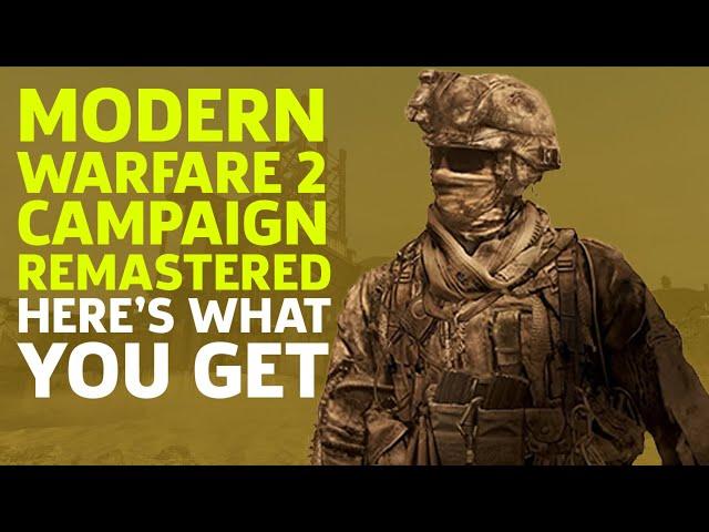 Call Of Duty: Modern Warfare 2 Campaign Remastered -- Here's What You Get