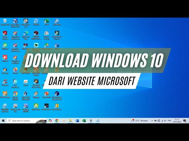 Cara Download Windows 10 iso dari Microsoft