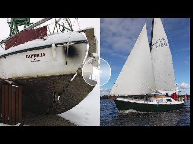 Refit Koster 28: Vom Wrack zur Familienyacht