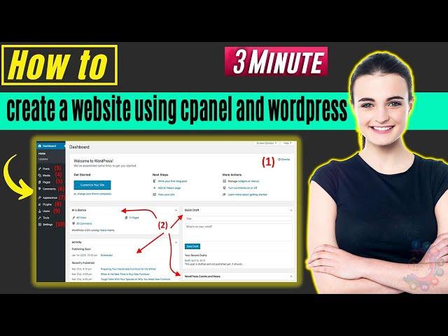 How to create a website using cpanel and wordpress 2024