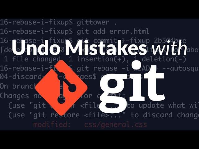 How to Undo Mistakes With Git Using the Command Line