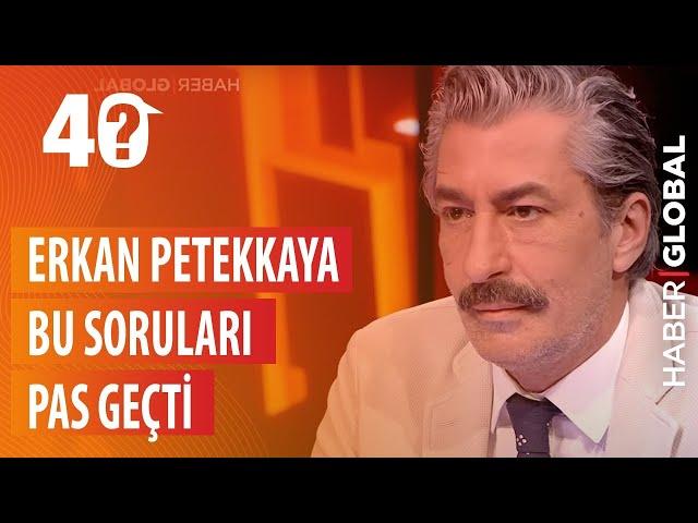 Erkan Petekkaya Jülide Ateş'in bu sorularını pas geçti! Jülide Ateş ile 40 (TEK PARÇA)