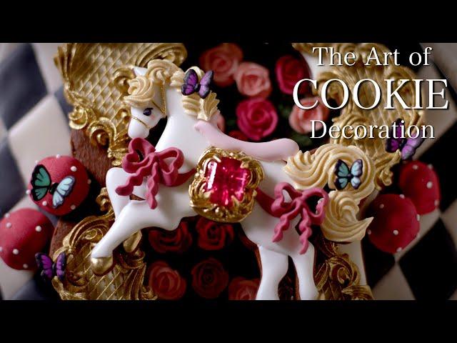 Healing ASMR Cookie Decorating Video | Fairytale Carousel Horse