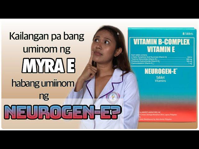 NEUROGEN E VITAMINS BENEFITS : GAMOT SA NGALAY, PAMAMANHID AT TUSOK-TUSOK NG KAMAY AT PAA