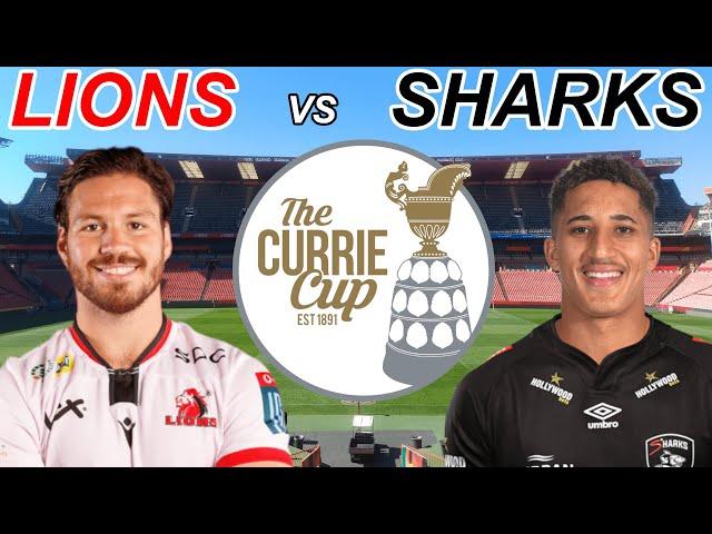 LIONS vs SHARKS Currie Cup 2024 FINAL Live Commentary