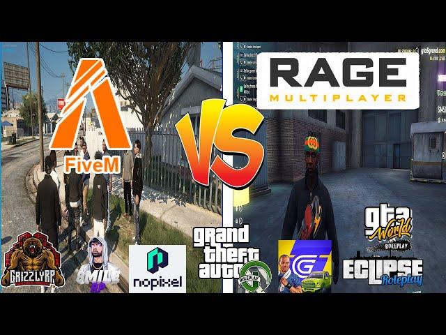 *FREE* Top 5 Best Fivem Vs. Ragemp GTA Roleplay Servers(2022) Non Whitelist Servers NoPixel Pt. 2