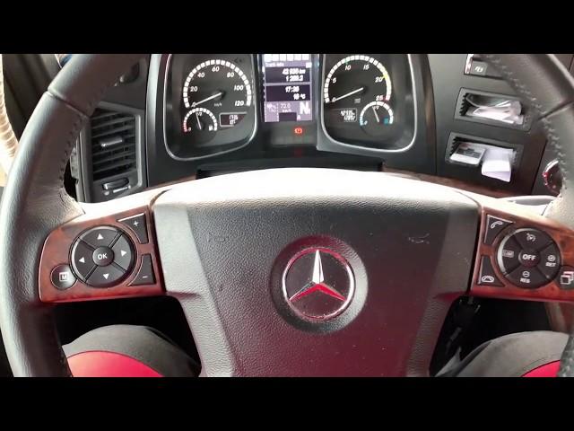 Mercedes-Benz Actros MP4 LKW Das Cockpit im Detail eines MB (neuer Actros) Trucker Anleitung