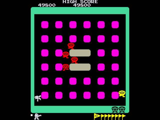 Arcade Game: Warp & Warp (1981 Namco)