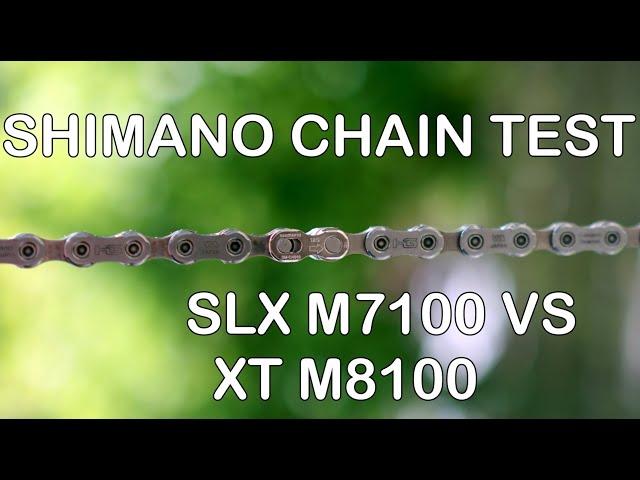 Shimano XT vs SLX - 12 speed chain test