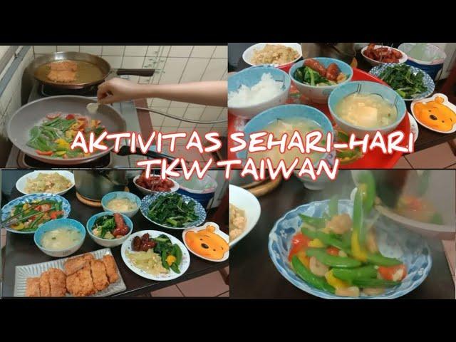 Masak Makan Siang Buat Majikan Dan Suami || Vlog TKW Taiwan