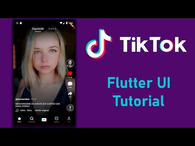 Flutter Tutorial UI TikTok Clone | BeautyFlutter