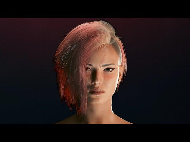 Cyberpunk 2077 character creation basic cute girl 100% vanilla - no mods