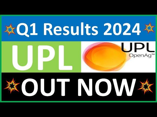UPL q1 results 2024 | UPL q1 results | UPL Share News | UPL Share latest news today
