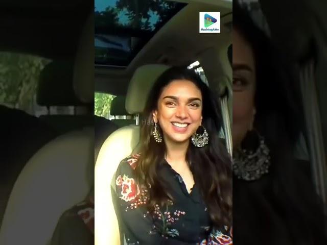 #AditiRaoHydar And #Karthi Singing #Azhagiye Song From #KaatruVeliyidai | HashtagAtte