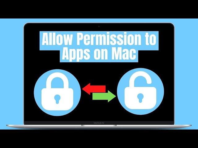 How to Allow Permission to Apps on MacBook (Any Mac)