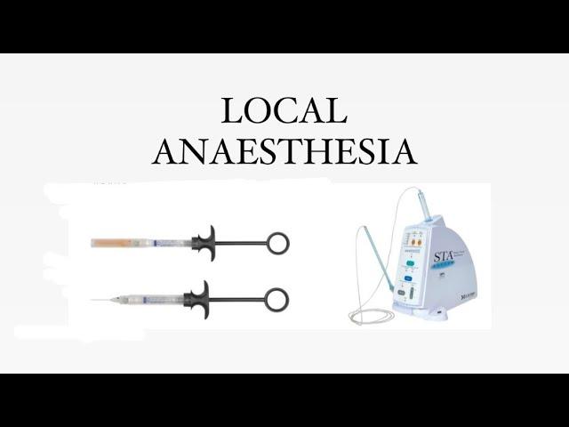 LOCAL ANAESTHESIA