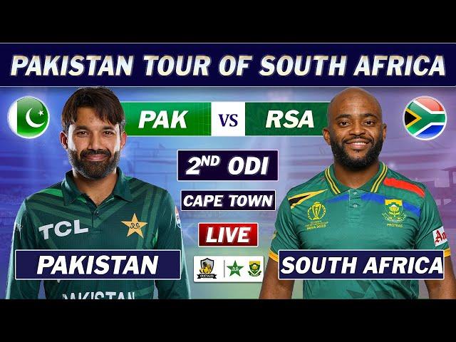 PAKISTAN vs SOUTH AFRICA 2nd ODI Match LIVE COMMENTARY | PAK vs SA ODI MATCH LIVE