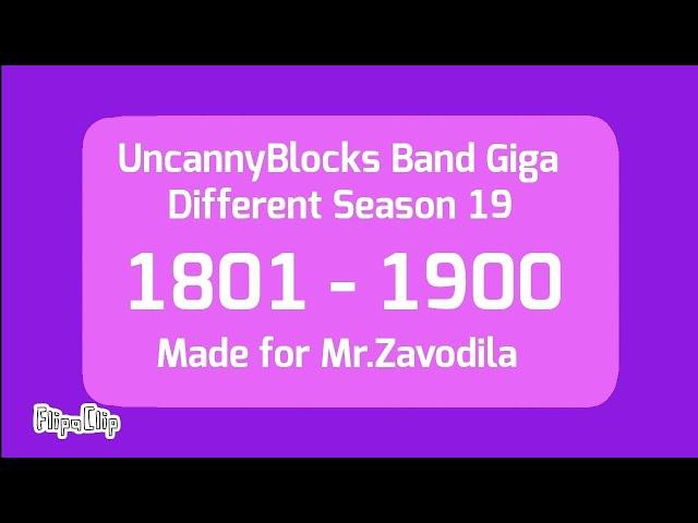 UBB Giga Different Season 19 for @mrZavodilathe17  [Not made for Kids]