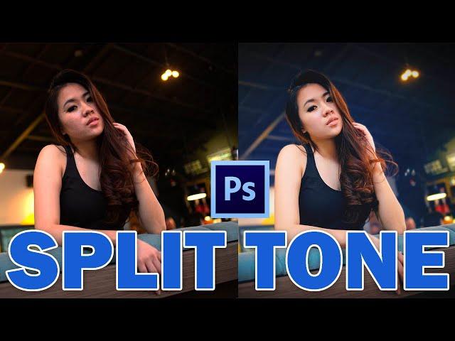 How to Edit Photo Split Toning Photo - Photoshop Tutorial