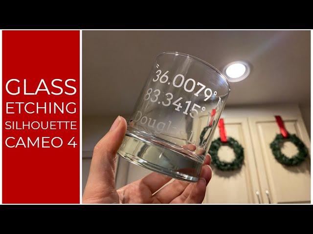 How to Custom Etch Glass with the Silhouette CAMEO 4