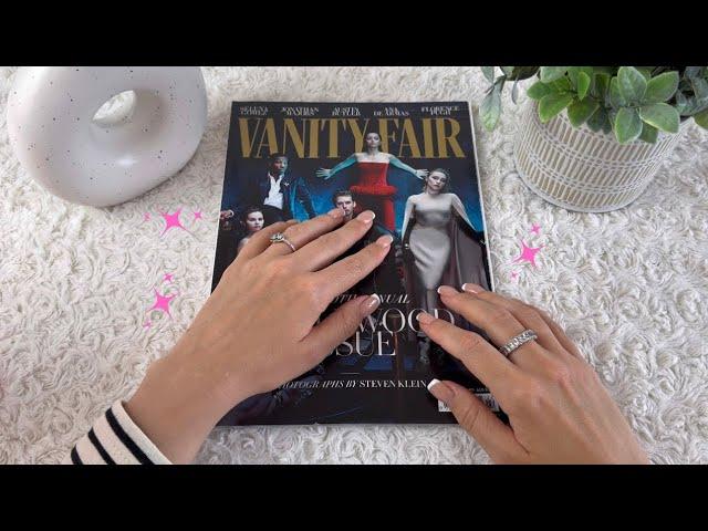 ASMR Vogue magazine flip through (Whispering)