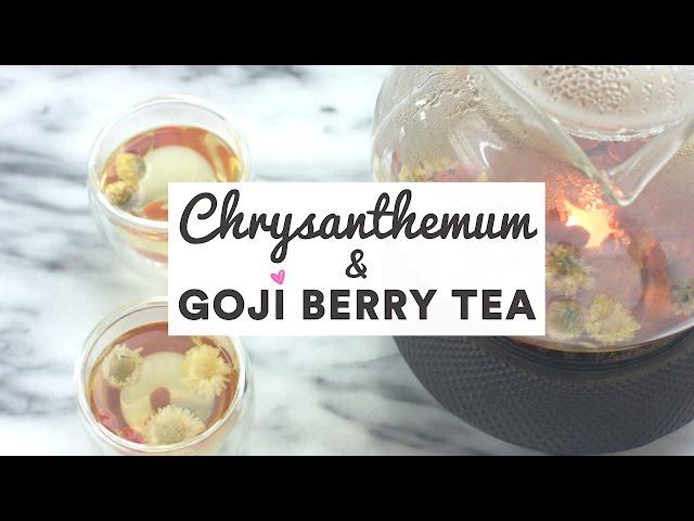 Chrysanthemum & Goji Berry Tea  Chinese Herbal Tea Recipe