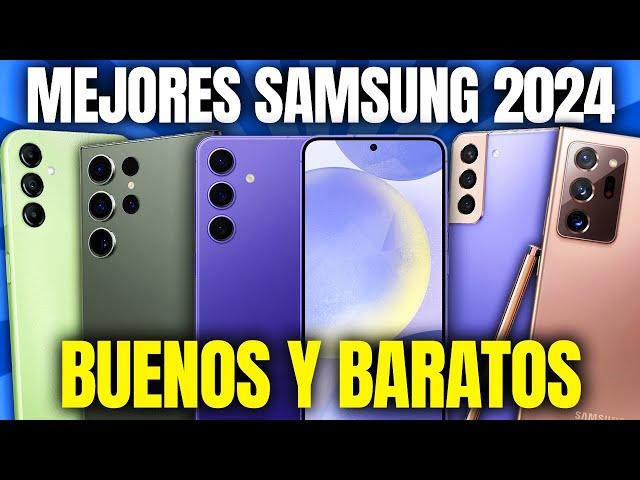  5 MEJORES TELEFONOS SAMSUNG PARA COMPRAR EN 2024 - BUENOS Y BARATOS!!! (RECOMENDADOS AL 100%)