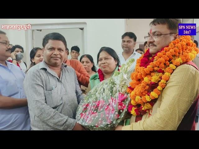 राज्य सभा सांसद बनने के बाद मिथिलेश कुमार का गृह जनपद शाहजहांपुर में हुआ अभूतपूर्व स्वागत