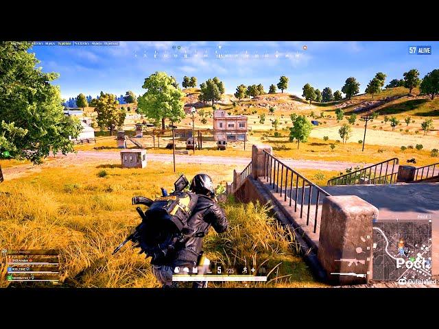 PUBG Erangel Gameplay ( 4K Ultra Graphics ) | ROG ZONE #464