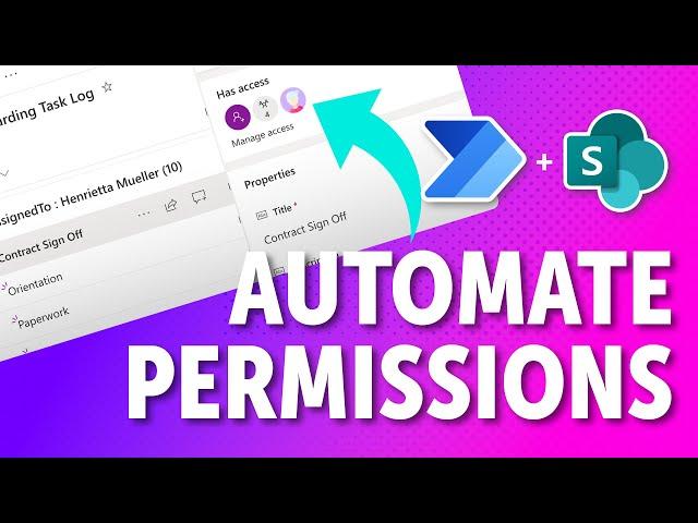 Grant ITEM LEVEL Permissions on a SharePoint List ITEM with Power Automate