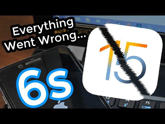Installing iOS 15 Developer Beta 1 on an iPhone 6s but Everything Goes Wrong…