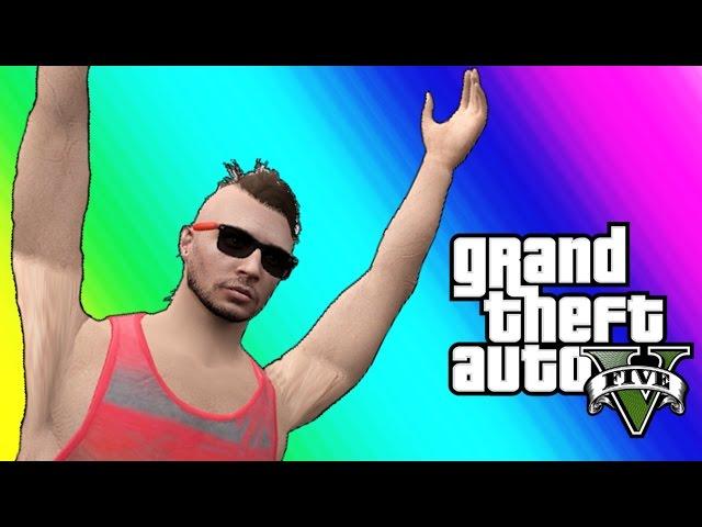 GTA 5 Online Funny Moments - Golf Carts & Car Flying Glitch!