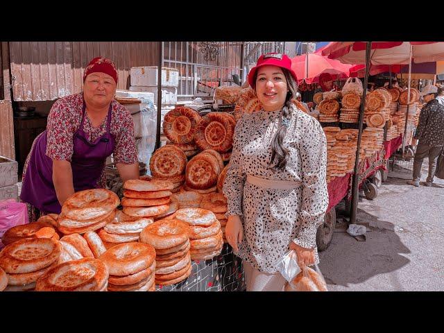 Кыргызстан!  ВОСТОЧНЫЙ БАЗАР! Шашлык, Плов, Самса! Домашняя Колбаса ! Street food